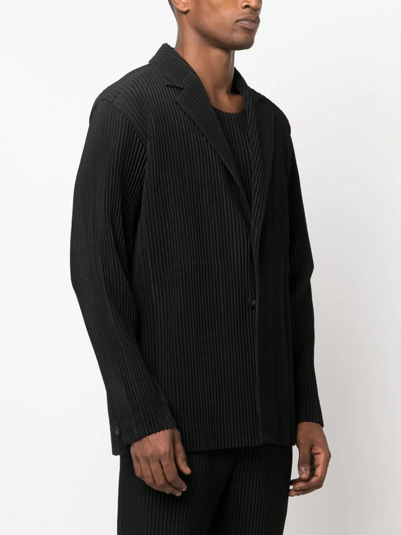 Issey Miyake Homme Plisse blazer - AW23 Tailored Pleated Blazer black