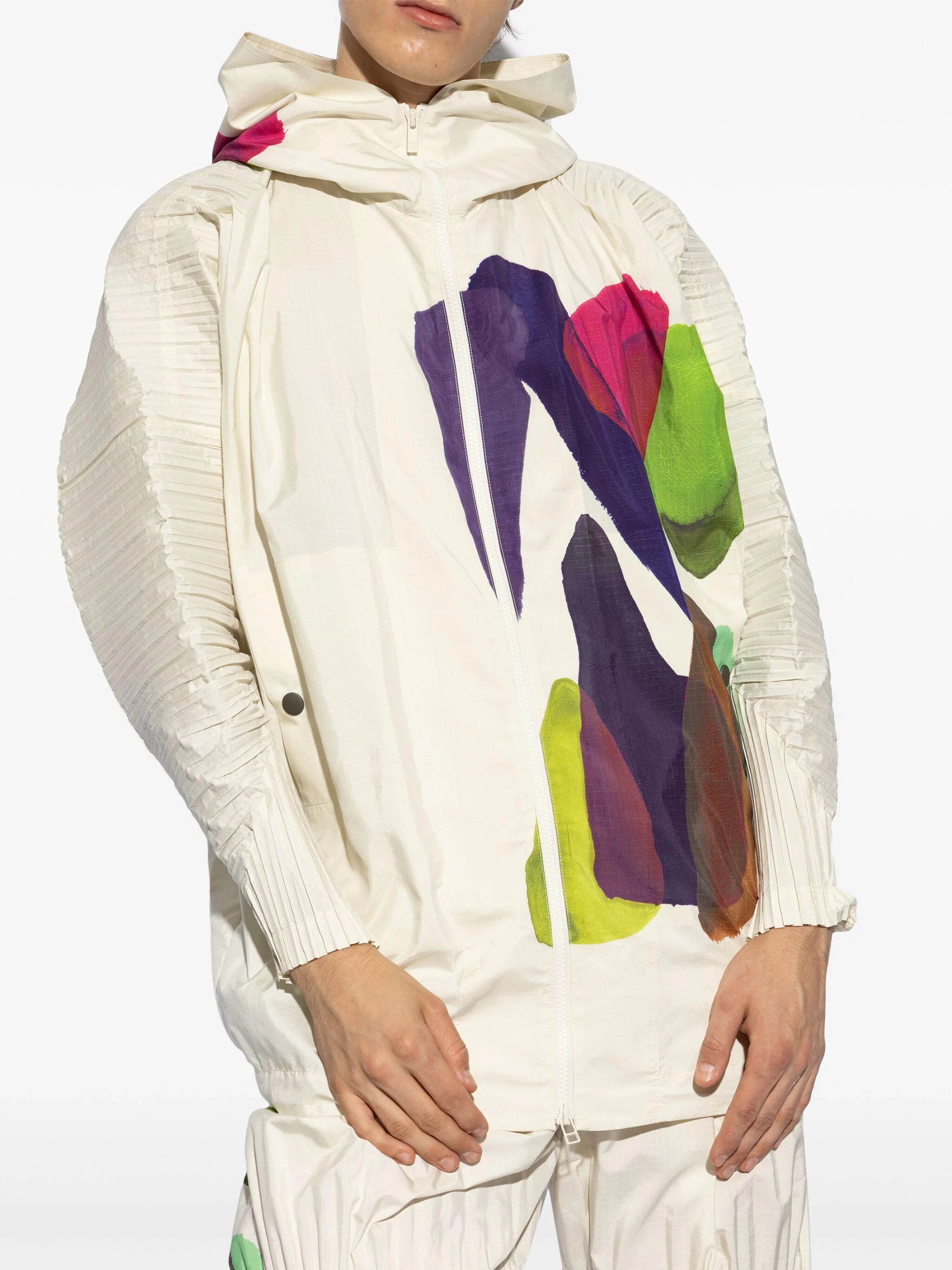 Issey Miyake Homme Plisse │ Cascade Picturesque Blouson Jacket in Issey Miyake Homme Plisse │ Cascade Picturesque Blouson Jacket in