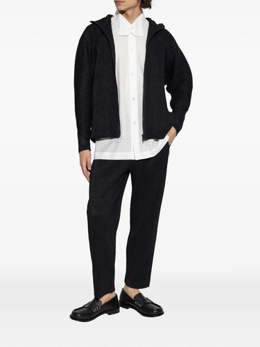 November AW25 Wickerwork Mesh Blouson - Black