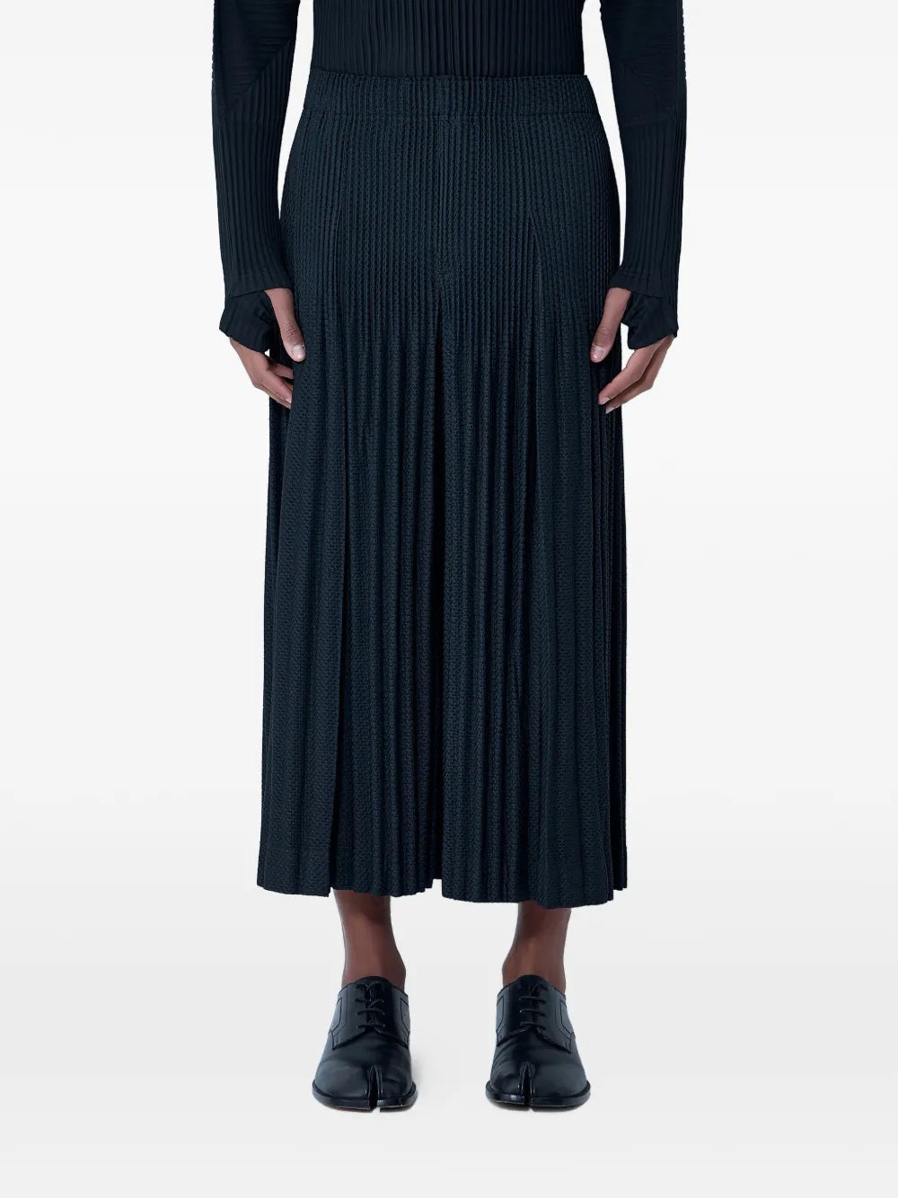November AW25 Wickerwork Mesh Pants - Black