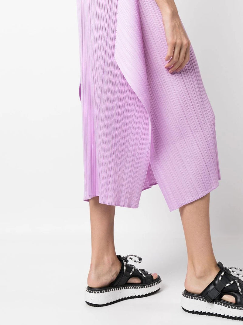 Issey Miyake Pleats Please - pleated dress in pink - 5