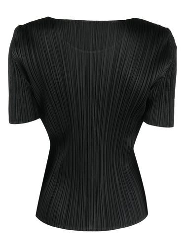 Issey Miyake Pleats Please top - Short Sleeve Top black