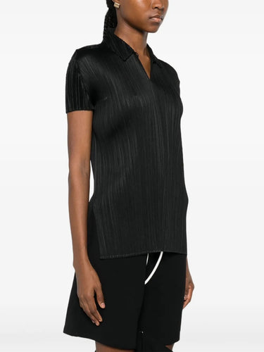 August AW25 Shirt - Black-[-Issey Miyake Pleats Please-3