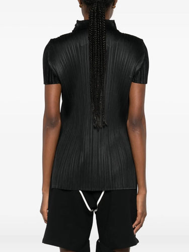 August AW25 Shirt - Black-[-Issey Miyake Pleats Please-4