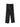 February SS26 Facade Pants in Black black pleated straight-leg pants with wrap detail and belt, front view – Issey Miyake Pleats Please