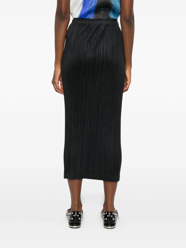 July AW25 Thicker Bottoms Skirt - Black-[-Issey Miyake Pleats Please-4
