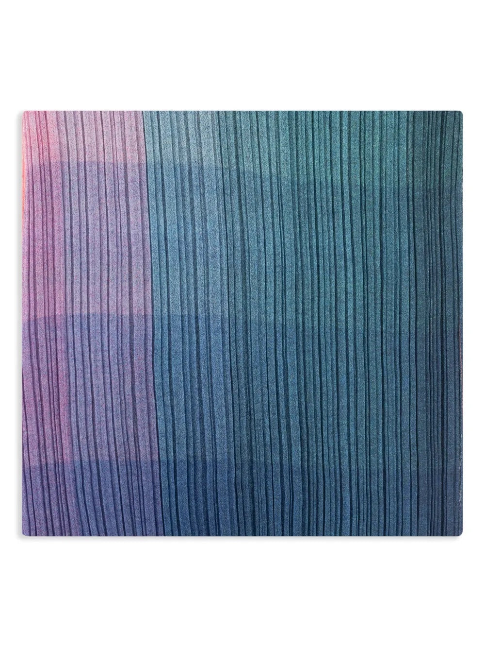 Plaid patterned top with blue and pink colors on a white background