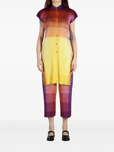Photon Shirt in Yellow from Issey Miyake Pleats Please