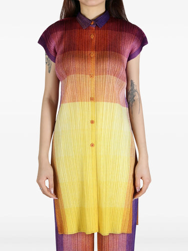 Photon Shirt in Yellow from Issey Miyake Pleats Please