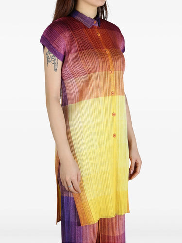 Photon Shirt in Yellow from Issey Miyake Pleats Please