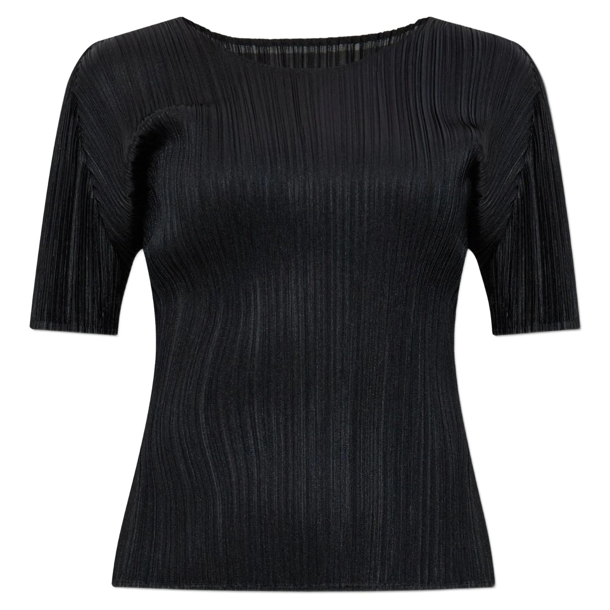 Pleats Please Issey Miyake │ SS25 Short-Sleeve Top in Black