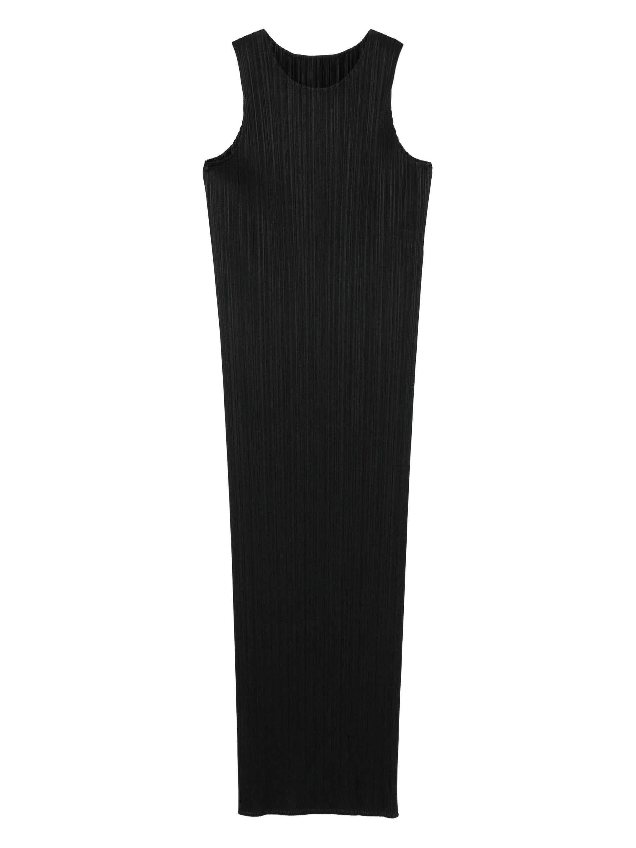 SS25 Sleeveless Dress - Black-[-Issey Miyake Pleats Please-1