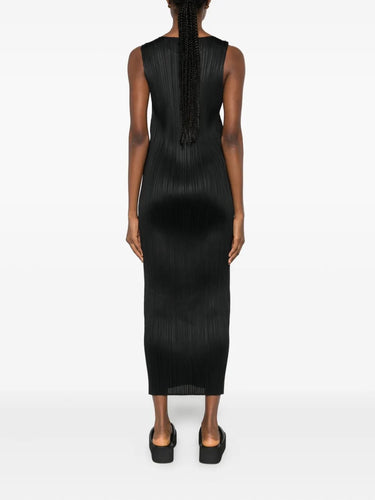 September AW25 Basic Dress - Black-[-Issey Miyake Pleats Please-4