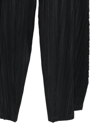 September AW25 Thicker Bottoms 2 Pants - Black-[-Issey Miyake Pleats Please-3