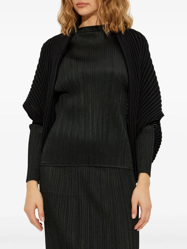 Stream Cardigan in Black from Issey Miyake Mainline