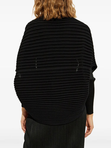 Stream Cardigan in Black from Issey Miyake Mainline