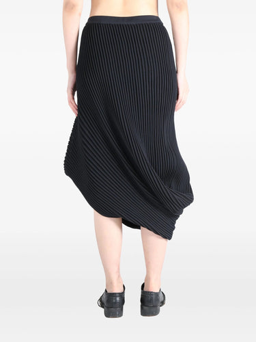 Stream Skirt in Black from Issey Miyake