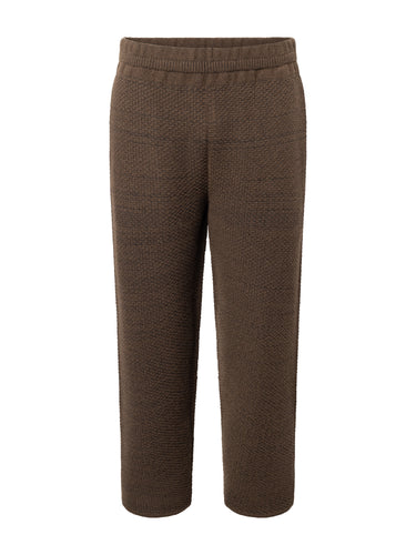 Rustic Knit Pants in Brown from Homme Plissé Issey Miyake
