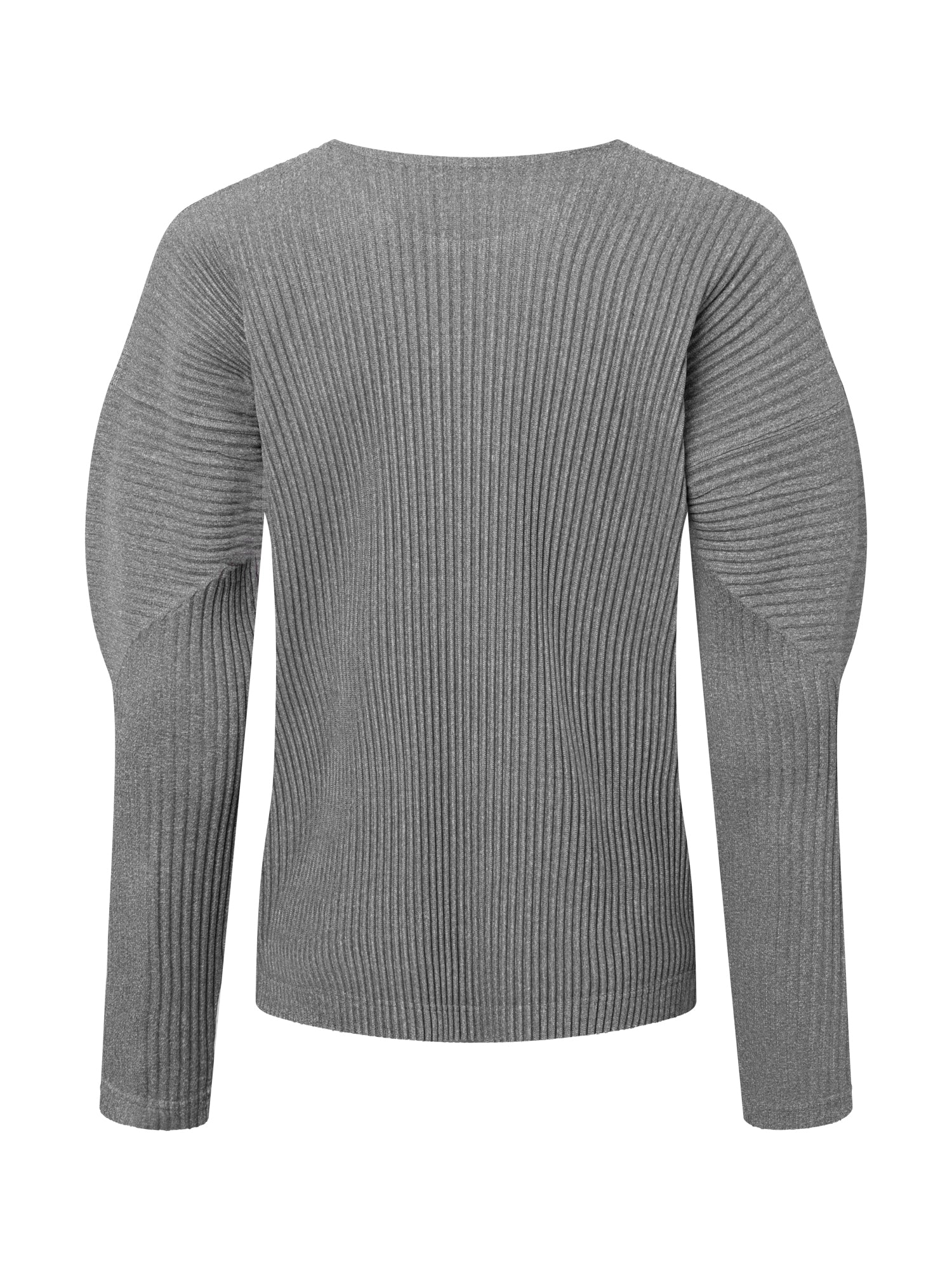 Long Sleeve T-Shirt in Olive Grey from Homme Plissé Issey Miyake