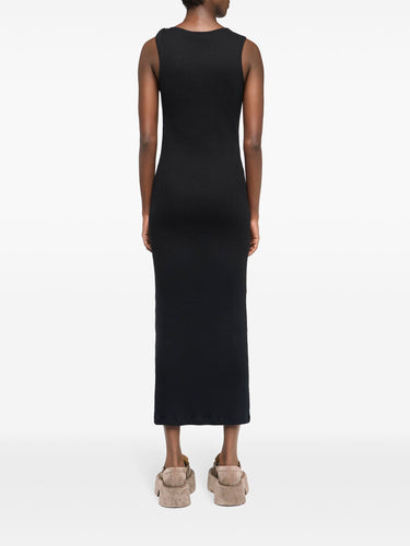 Anchor Embroidery Twisted Strap Dress in Black from JW Anderson
