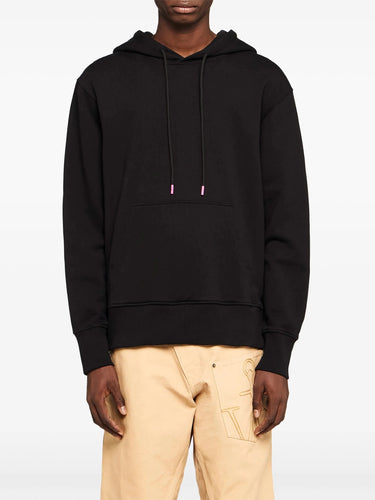 JWA Lace Back Panel Hoodie in Black from JW Anderson