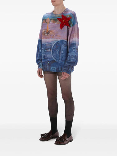 J.W. Anderson - Printed Jumper in Cornflower Blue