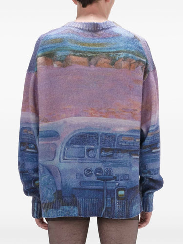 J.W. Anderson - Printed Jumper in Cornflower Blue
