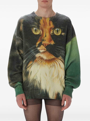 J.W. Anderson - Printed Jumper in Emerald