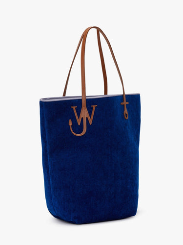 JW Anderson - tall anchor tote in blue - 2