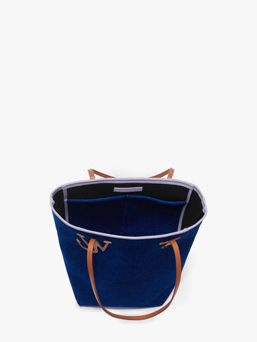 JW Anderson - tall anchor tote in blue - 3