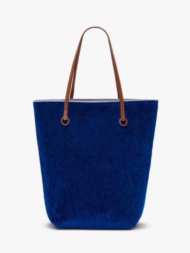 JW Anderson - tall anchor tote in blue - 4