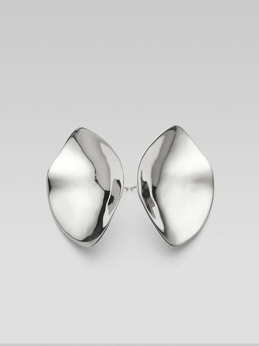 Lumen Large Pair Earrings in Sterling Silver from Kinraden
