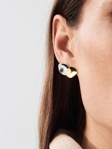 Lumen Small Pair Earrings in Sterling Silver from Kinraden