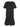 Ka Wa Key dress - French Terry T-Shirt Ruffle Dress in Ash Black 