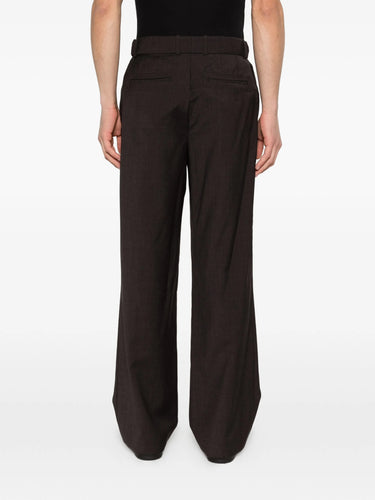 Minna Gathered Trouser - Umber Brown