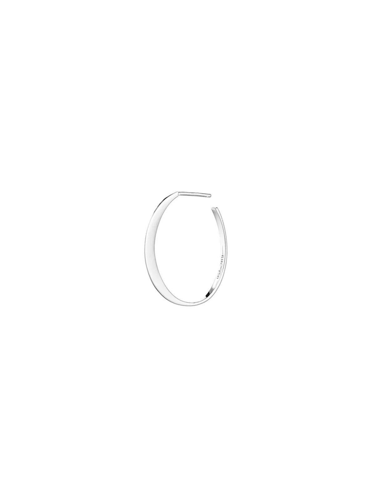 Glow Small Earring Hoop - Silver-[-Kinraden-1