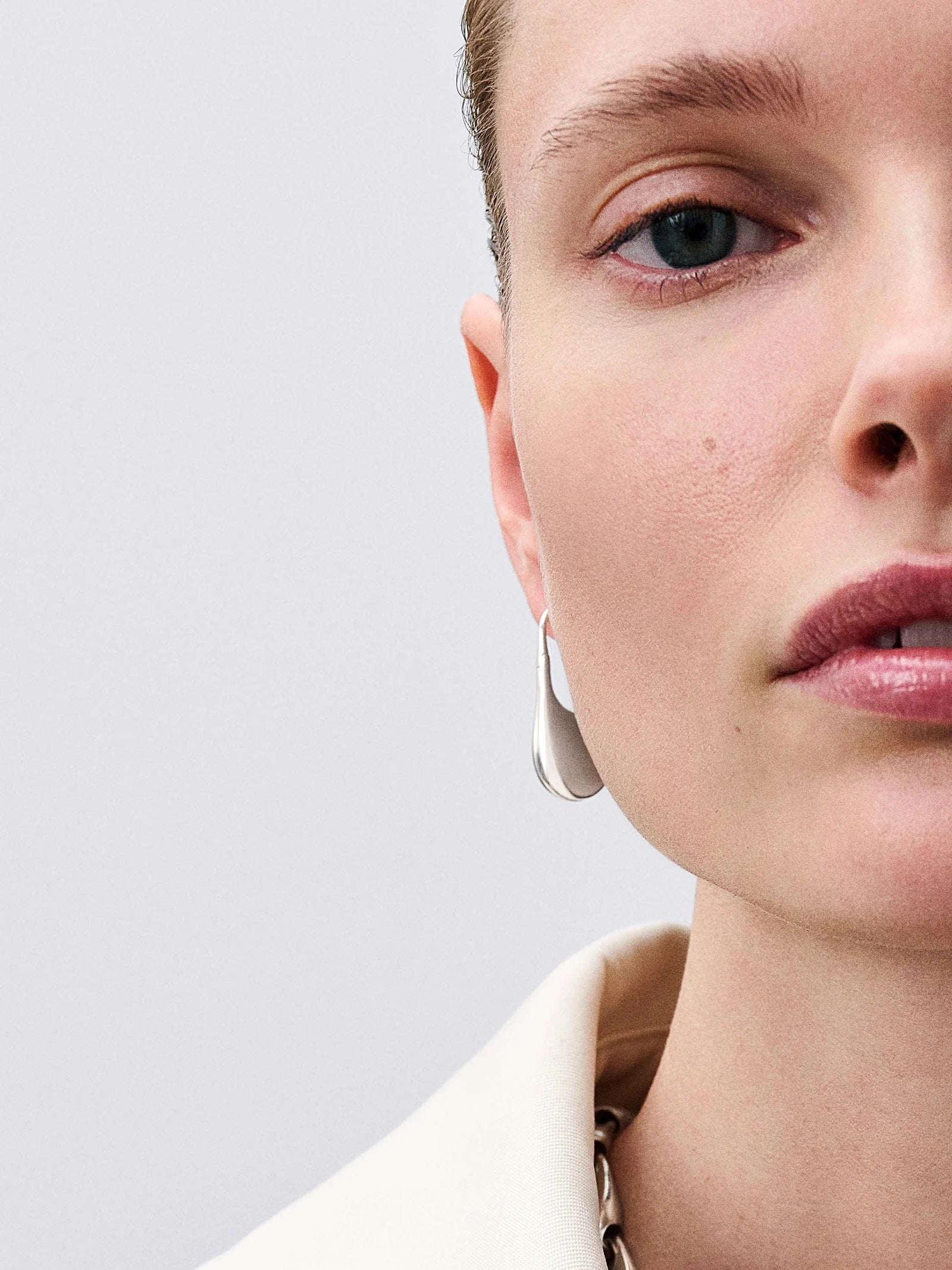Mini Doric Earring - Silver
