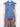 Kiko Kostadinov Kreiner knit top denim blue front view with rollneck and chest pockets