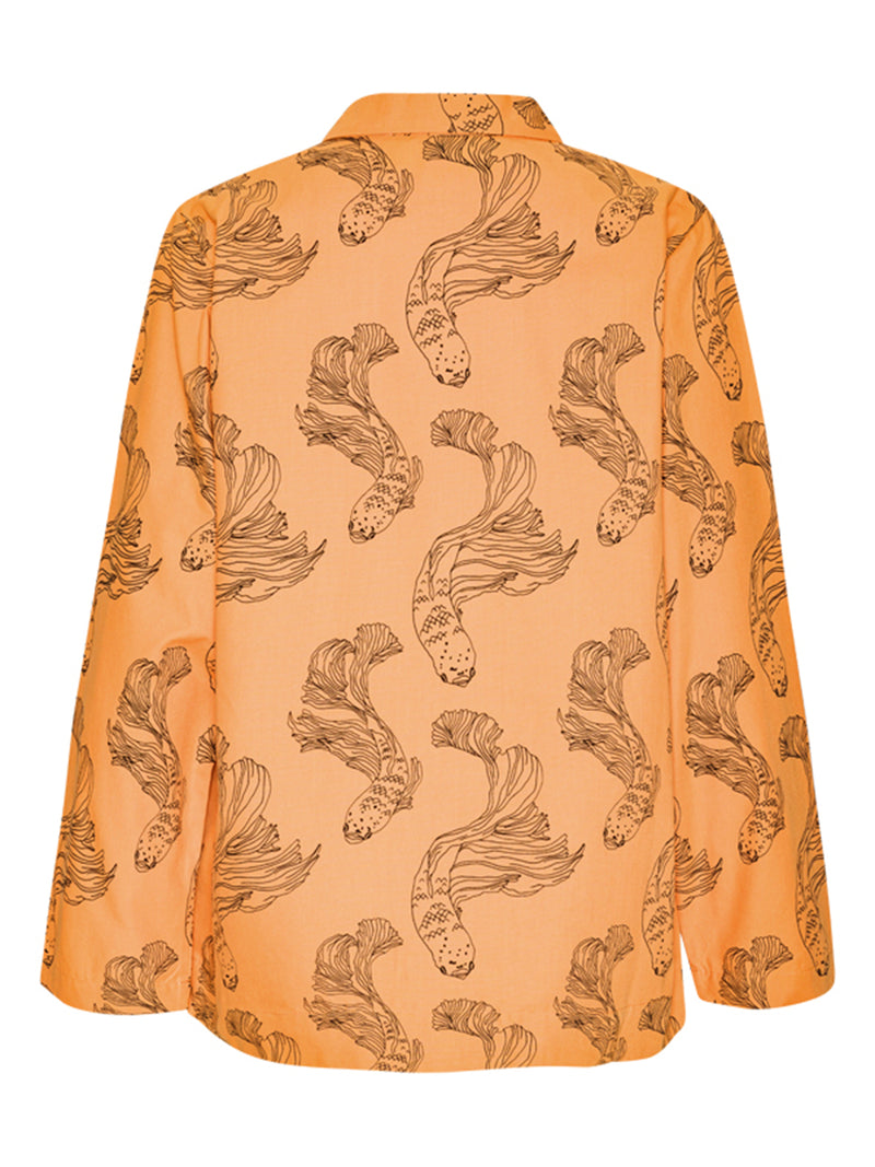 La Femme Rousse - Betta Shirt in Apricot