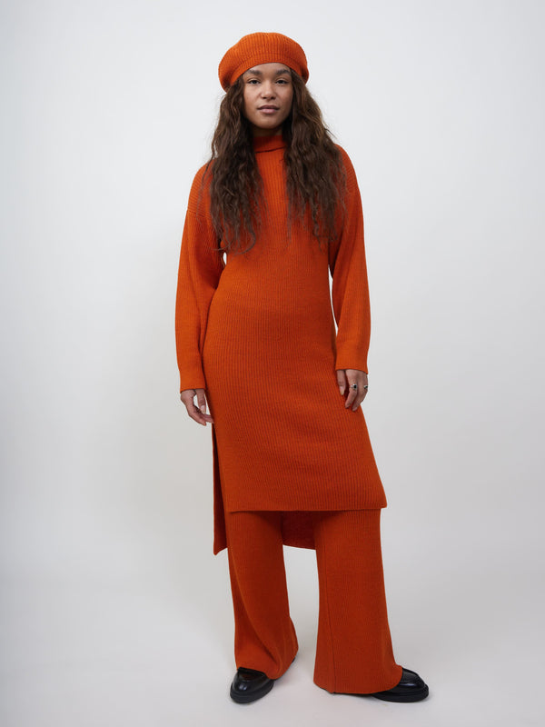 La Femme Rousse | Carla Dress in Orange Flame