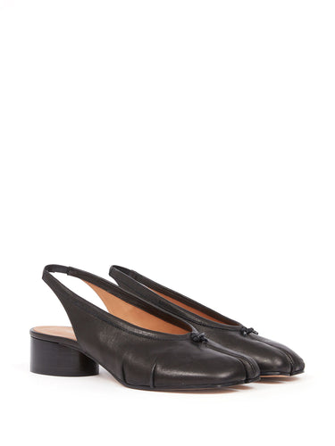 30mm Ballerina Tabi Pumps in Black from Maison Margiela