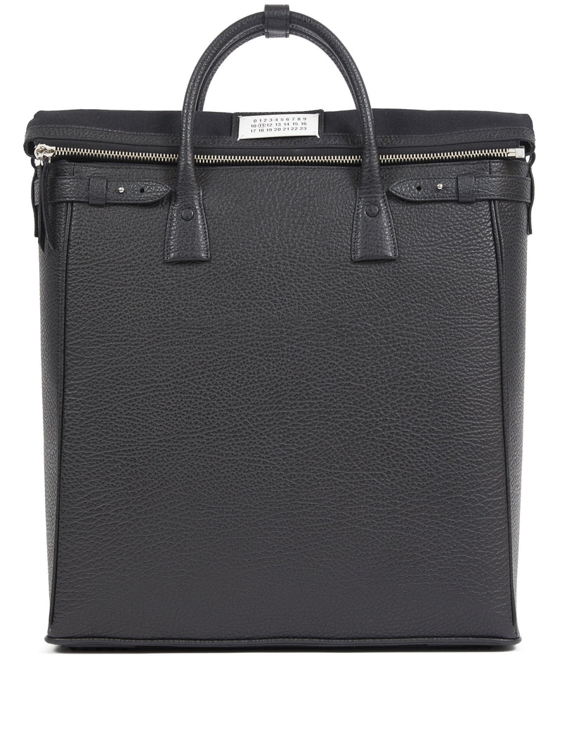 Maison Margiela | 5AC Daily Vertical Large Handbag in Black 
