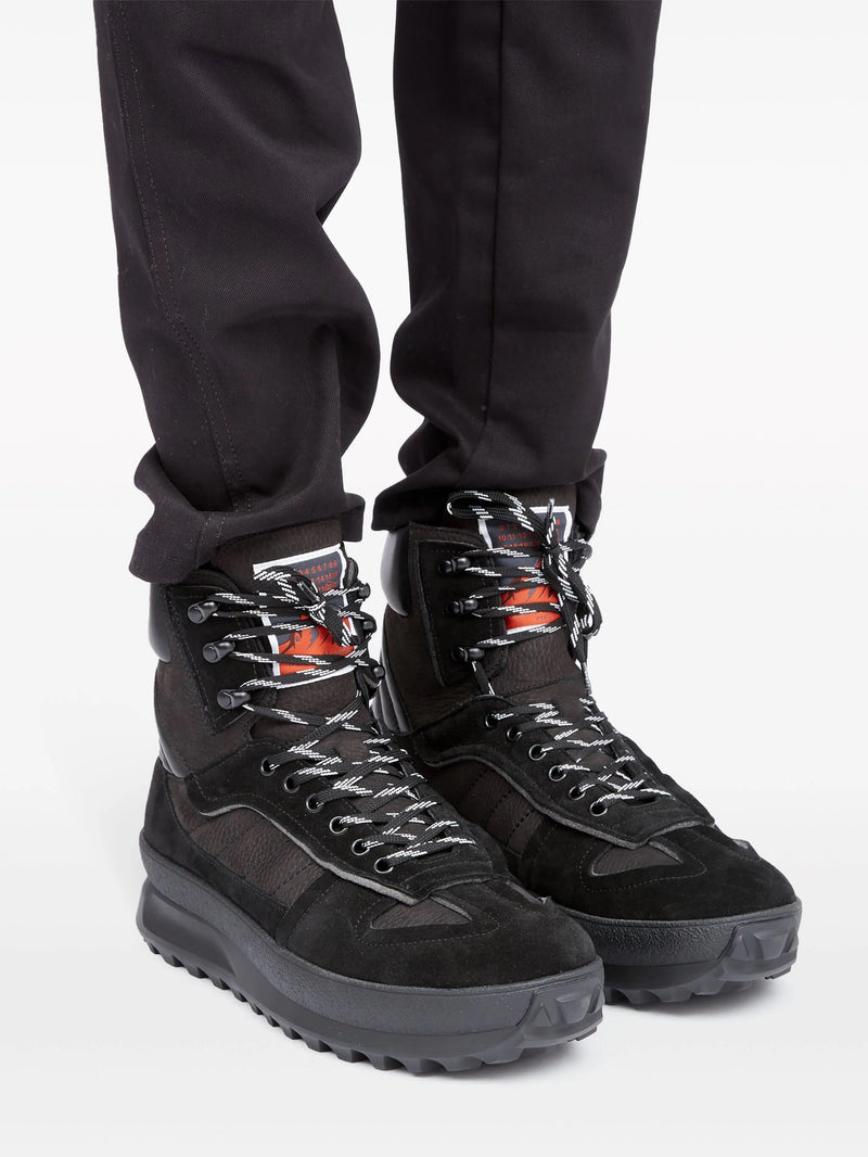 Maison Margiela - climbing sneakers in black - 6