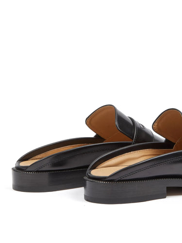 Female Tabi City Loafer Mules - Black-[-Maison Margiela-4