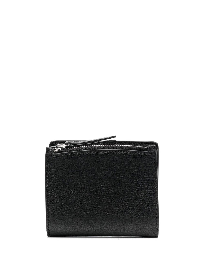 Maison Margiela - flip flap medium wallet in black - 2