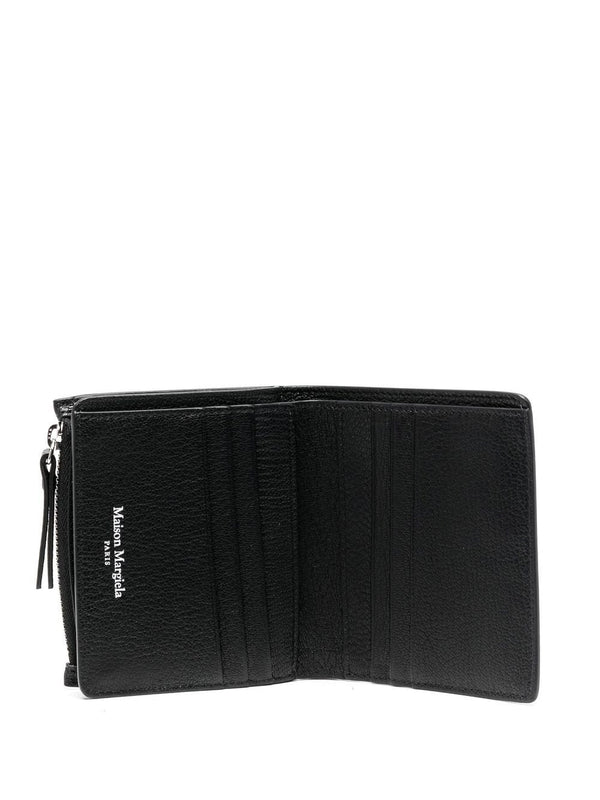 Maison Margiela - flip flap medium wallet in black - 3