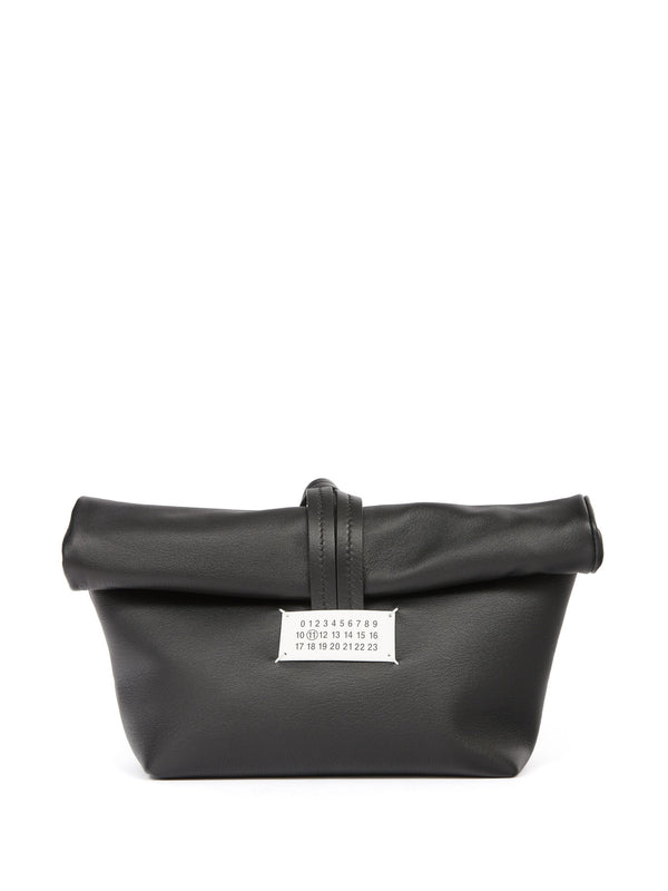 Maison Margiela - leather clutch bag in black - 1