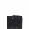 Leather Flap Wallet - Black-[-Maison Margiela-1
