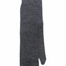 Pair of gray Tabi socks on a white background