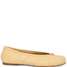 Pleated Ballerina Tabi in Soft Yellow from Maison Margiela